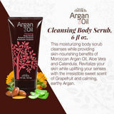 Body Drench Argan Oil Body Scrub 6oz - Lotion Source