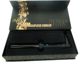 Aria Beauty 25MM Black Tourmaline Clipless Curling Wand / Curling Iron