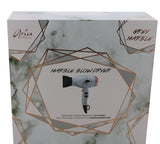 Aria Beauty Lightweight Compact Marble Blow Dryer
