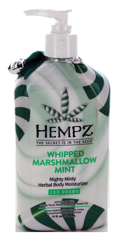Hempz Minty & Mellow Pep-O-Mint Herbal Body Moisturizer. 17 fl oz. - Lotion Source