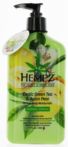 Hempz Exotic Green Tea & Asian Pear Herbal Body Moisturizer. Summer Edition. - Lotion Source