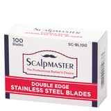 SCALPMASTER Double Edge Razor Replacement Blades SC-BL100 - Lotion Source