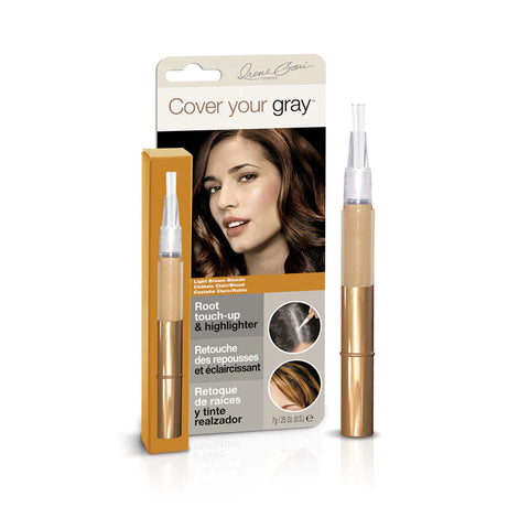 Cover Your Gray Root Touch Up Highlighter Light Brown Blonde