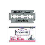 SCALPMASTER Double Edge Razor Replacement Blades SR-SC-BL5 - Lotion Source