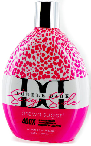 Double Dark Sexy Side 400X Tanning Lotion by Brown Sugar. 13.5 fl oz - Lotion Source