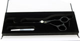 Togatta Inspire Professional 5 3/4" Black Shear with jeweled adjusting screw - Lotion Source