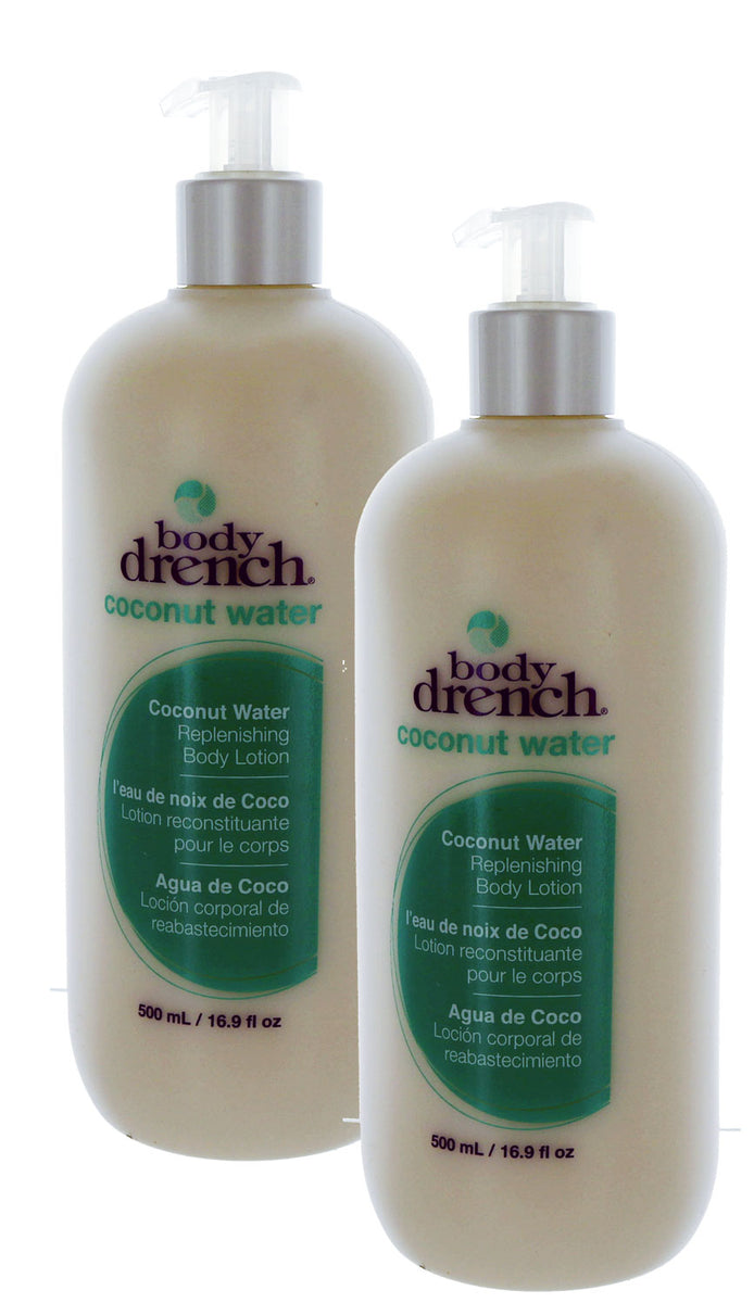 2 Pack Special. Body Drench Coconut Water Replenishing Body Lotion