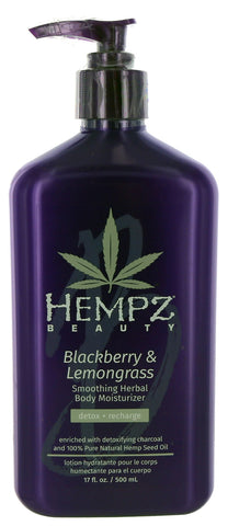 HEMPZ Beauty Blackberry & Lemongrass Smoothing Herbal Body Moisturizer 17 fl oz - Lotion Source