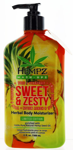 Hempz Sweet & Zesty Herbal Body Moisturizer, 17oz - Lotion Source