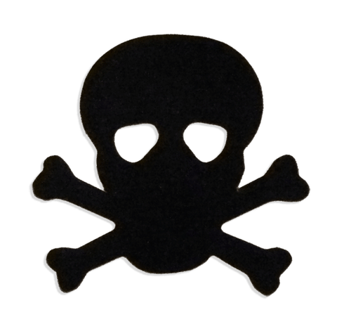Skull Cross Bone Tanning Stickers - Moisturizers And More